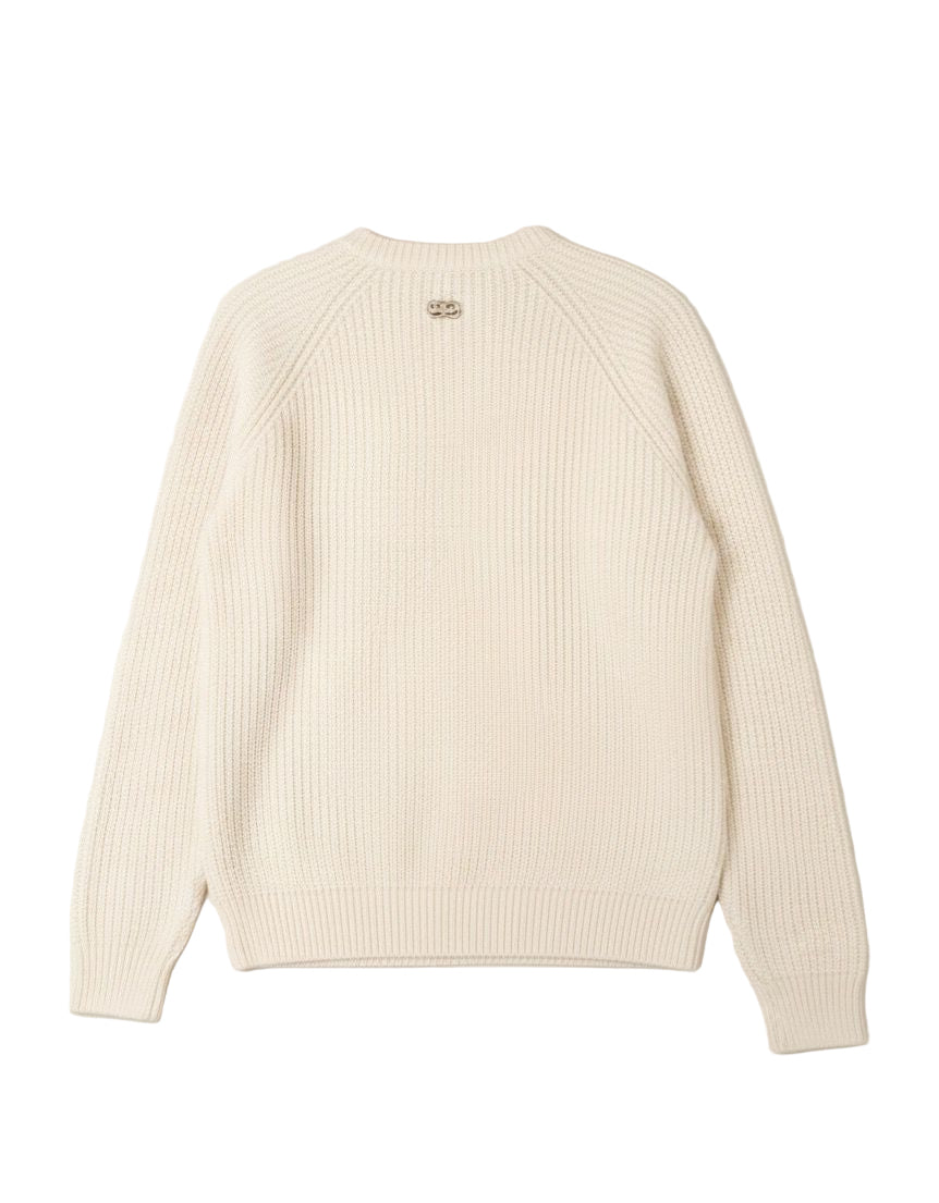 Cream Hutch Knit Sweater